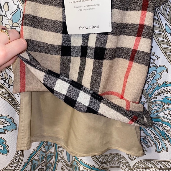 SOLD - NWT Burberry Girls House-Check Dress - Picture 10 of 13